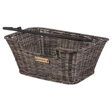 PANIER AVANT / ARRIERE OSIER SYNTHETIQUE BASIL CAPRI FLEX MARRON (31x22x13.5cm)