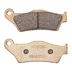 BRAKE PADS SET (2 pads) CL BRAKES FOR KTM 400-600-620-640 LC4 Front / HUSQVARNA 250-350-410-570-610 TE Front / MOTO-GUZZI 1200 GRISO, NORGE Rear /S HERCO 250-300-450-510 SE Front  - (2352 A3+ TOURING SINTERED)