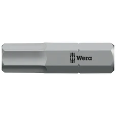 EMBOUT WERA 840/1 HEX PLUS Z 1/4 6 PANS/ALLEN 6 mm L 25 mm -MARQUE ALLEMANDE POUR LES ATELIERS