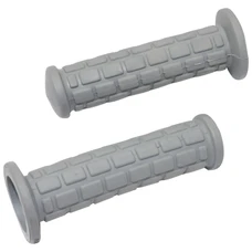 GRIP FOR MOPED PEUGEOT/MBK GREY - LONG 130mm (PAIR)  -SELECTION P2R-