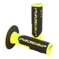 GRIP- PROGRIP OFF ROAD 801 DUAL DENSITY FLUO YELLOW/BLACK 115mm (PAIR) (CROSS/MX)