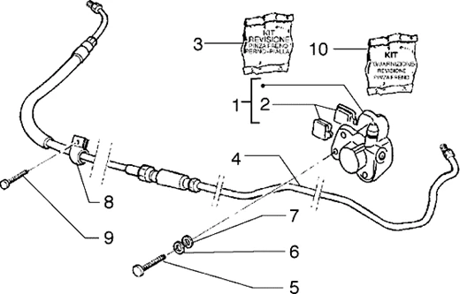 Etrier de frein (Vehicules avec frein à disque AR.)