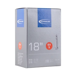INNER TUBE FOR BICYCLE 450 x 35A - 18" SCHWALBE -PRESTA VALVE- ALUMINIUM (40-355 to 37-400) (SV5)