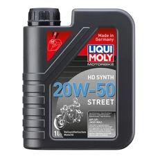 HUILE MOTEUR 4 TEMPS LIQUI MOLY MOTO STREET HD SYNTH 4T 20W50  (1 L)  SYNTHETIQUE