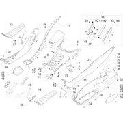 Protection centrale - Repose-pieds