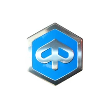 DECAL - TO CLIP ON FRONT FAIRING "PIAGGIO GENUINE PART" 300-350-500 MP3, 50-125 LIBERTY, 300-350 BEVERLY  -1B003766-
