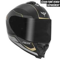 CASQUE INTEGRAL ADX AI500 EVO NOIR/OR MAT L (DOUBLE ECRAN) (ECE 22.06)