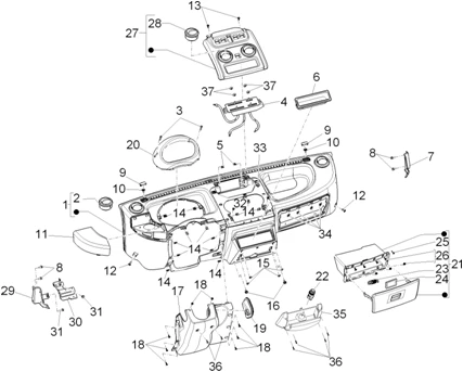 Groupe instruments - Cruscotto
