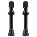 VALVE DE PNEU TUBELESS SCHRADER VELOX ALU NOIR 60mm OBUS DEMONTABLE (VENDU A LA PAIRE SUR CARTE) COMPATIBLE BOSCH