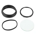 KIT REPARATION COMPTEUR CYCLO ADAPTABLE MBK 51 / PEUGEOT 103 (POUR COMPTEUR ROND) (ENTOURAGE + VITRE + JOINT) -SELECTION P2R