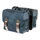 SACOCHE ARRIERE VELO DOUBLE BASIL BOHEME 35L BLEU INDIGO FIXATION VELCROS SUR PORTE BAGAGE(37x15x37cm)