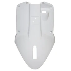 CARENAGE/TABLIER AR SCOOT ADAPTABLE MBK 50 BOOSTER 2004>/YAMAHA 50 BWS 2004> BLANC BRILLANT (VENDU SANS CACHE PLAQUE NUMERO) -P2R