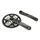 CHAINSET FOR MTB- SUNRACE 7/8/9 Speed M9 -ALUMINIUM- BLACK 175mm 44-32-22 (BOTTOM BRACKET 122.5mm)