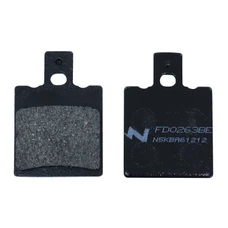PLAQUETTE DE FREIN NEWFREN POUR APRILIA 125-150 LEONARDO 1997>1998 AV / BETA 125 EIKON >1998 AV / MALAGUTI 125-150 CIAK 2000>2002 AV  (L 40mm - H 56.5mm - P 8mm)  (FD0263BE)  (ELITE ORGANIQUE)
