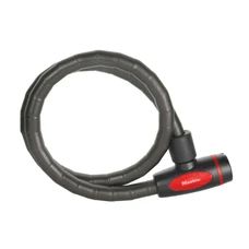 ANTITHEFT FOR BICYCLE - KEY SNAKE TYPE - MASTERLOCK Ø 18mm Lg 1m black -comes with 4 keys - SECURITY LEVEL 7