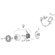 Volant magnetique
