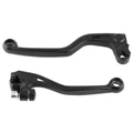 LEVIER DE FREIN/EMBRAYAGE MOTO OFF ROAD INCASSABLE APT HONDA 250 CRF R 2010>, 250 CRF RX 2019>, 450 CRF R 2007>2020, 450 CRF RX 2017> NOIR (PAIRE) -POLISPORT