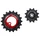 GALET DERAILLEUR TRIPEAK 12-18 DENTS ROULEMENT CERAMIC POUR DERAILLEUR 11V. ROUGE COMPATIBLE SRAM AXS FORCE/RIVAL (JEU DE 2)