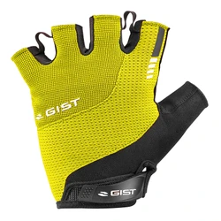 GANTS VELO COURT GIST KONTROL ETE JAUNE FLUO XXL (PAIRE SUR CARTE) AVEC VELCRO -5512