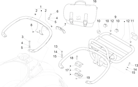 Porte-bagages arrière
