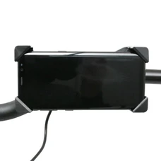 SUPPORT SMARTPHONE/TELEPHONE AVOC M1 AVEC USB ETANCHE LIVRE AVEC 2 SUPPORTS GUIDON ET RETROVISEUR
