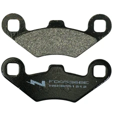 PLAQUETTE DE FREIN NEWFREN POUR PEUGEOT METROPOLIS 2014>2016 AV/AR (L 96.8mm - H 38.4mm - P 7mm) (FD0536BE) (ELITE ORGANIQUE)