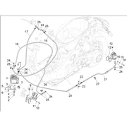 Tuyaus du freins - Etriers de frein (ABS)