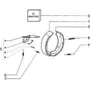 Mâchoires Frein Ar.