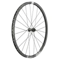 WHEEL FOR ROAD BIKE- FRONT 700 DT SWISS G1800/23 SPLINE DISC CENTERLOCK AXLE 12/100mm BLACK - FOR TYRE 25/28mm (RIM HEIGHT 23mm) WITH ADAPTER FOR 10/100