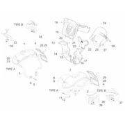 Logement roue - Garde boue