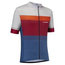 MAILLOT GIST HOMME FLOW MANCHES COURTES ZIP TOTAL BLANC BANDE COLORE XL -5347