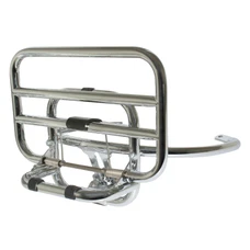 PORTE BAGAGE ARRIERE PLIANT ORIGINE PIAGGIO 125-250-300 VESPA GTS 2007> CHROME -606525M
