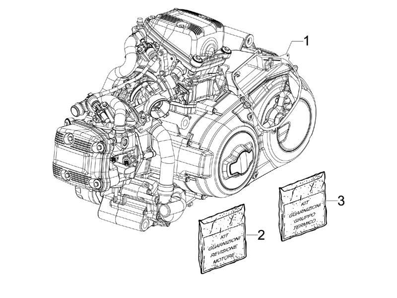 Moteur complet 