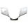 CARENAGE/COUVRE GUIDON SCOOT ADAPTABLE PIAGGIO 50 ZIP 2000> BLANC BRILLANT -P2R
