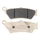 PLAQUETTE DE FREIN CL BRAKES POUR HONDA 500 CB 1997>2005 AV / BMW F 650 GS 1999>2012 AV / ROYAL ENFIELD 650 INTERCEPTOR 2019>2023 AV (1 JEU DE 2 PLAQUETTES) (2396 A3+ TOURING METAL FRITTE)