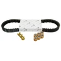 KIT TRANSMISSION (COURROIE, GALETS, GUIDES) ORIGINE PIAGGIO 125 X8, X9, X7, VESPA GTS, X-EVO, MP3, HEXAGON GTX/GILERA 125 RUNNER, NEXUS/APRILIA 125 ATLANTIC, SR-MAX -1R000433