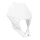 PLAQUE PHARE/TETE DE FOURCHE 50 A BOITE ADAPTABLE BETA 50 RR 2012> BLANC -P2R