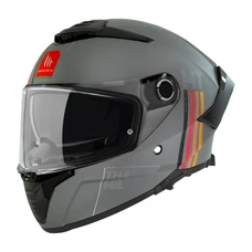 CASQUE INTEGRAL MT THUNDER 4 SV MIL C2 GRIS MAT    XS  (DOUBLE ECRANS / PINLOCK READY / FOGOFF READY) (ECE 22.06)
