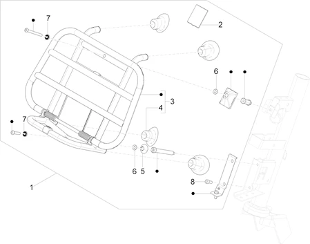 Porte-bagages avant