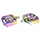 PEDALE VTT NEWTON ALU OIL ANODISE 9/16" ROULEMENT DU (COMPATIBLE CALE SHIMANO) (PAIRE)