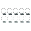 COLLIER DE SERRAGE METAL AJOURE 9 A 14mm (SACHET DE 10 PIECES) LARGEUR 5mm -SELECTION P2R