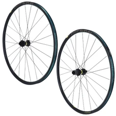 ROUES GRAVEL / ROUTE 700 MAVIC ALLROAD DISC CENTERLOCK NOIR 11V. COMPATIBLE 10V. SHIMANO (AVANT + ARRIERE) - AXE TRAVERSANT 12x100 et 12x142 COMPATIBLE TUBELESS ET CHAMBRE