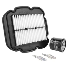 KIT ENTRETIEN MOTO ADAPTABLE SUZUKI 650 DL V-STROM 2004>2016 (PACK 7 PIECES) -SELECTION P2R PREMIUM