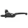 POIGNEE/LEVIER D'EMBRAYAGE MOTO OFF ROAD UNIVERSEL ALU CNC GAUCHE NOIR AVEC CACHE POUSSIERE -P2R