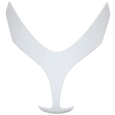 FRONT FAIRING FOR MAXISCOOTER YAMAHA 500 TMAX 2008>2011 GLOSS WHITE  CENTRAL  -SELECTION P2R-