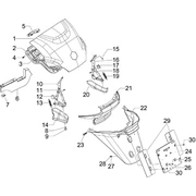 Couvercle arrière - Pare-boue