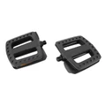 PEDALE CARGO / E-BIKE ROULEMENT NEWTON CORPS ET CAGE RESINE NOIR AVEC GRIP 9/16" (PAIRE)  112x115mm
