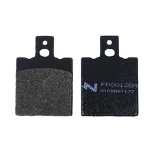PLAQUETTE DE FREIN NEWFREN POUR APRILIA 125-150 SR 1999> AV, 125 HABANA 1998> AV, 125-150 LEONARDO 1999>2004 AV/AR, 100 SCARABEO 2001>2004 AV  (FD0271BE)  (ELITE ORGANIQUE)