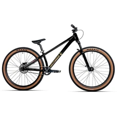 VELO MUSCULAIRE VTT/DIRT 26 LEADER FOX DIRT PARADE 2026 NOIR BRILLANT MONO (TAILLE L - POUR ADULTE DE 178cm à 185cm) -HYDRAULIQUE A DISQUE