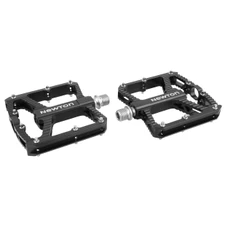 PEDALE VTT / BMX NEWTON ALU NOIR ET SABLE ANODISE 9/16" ROULEMENT DU (PAIRE)